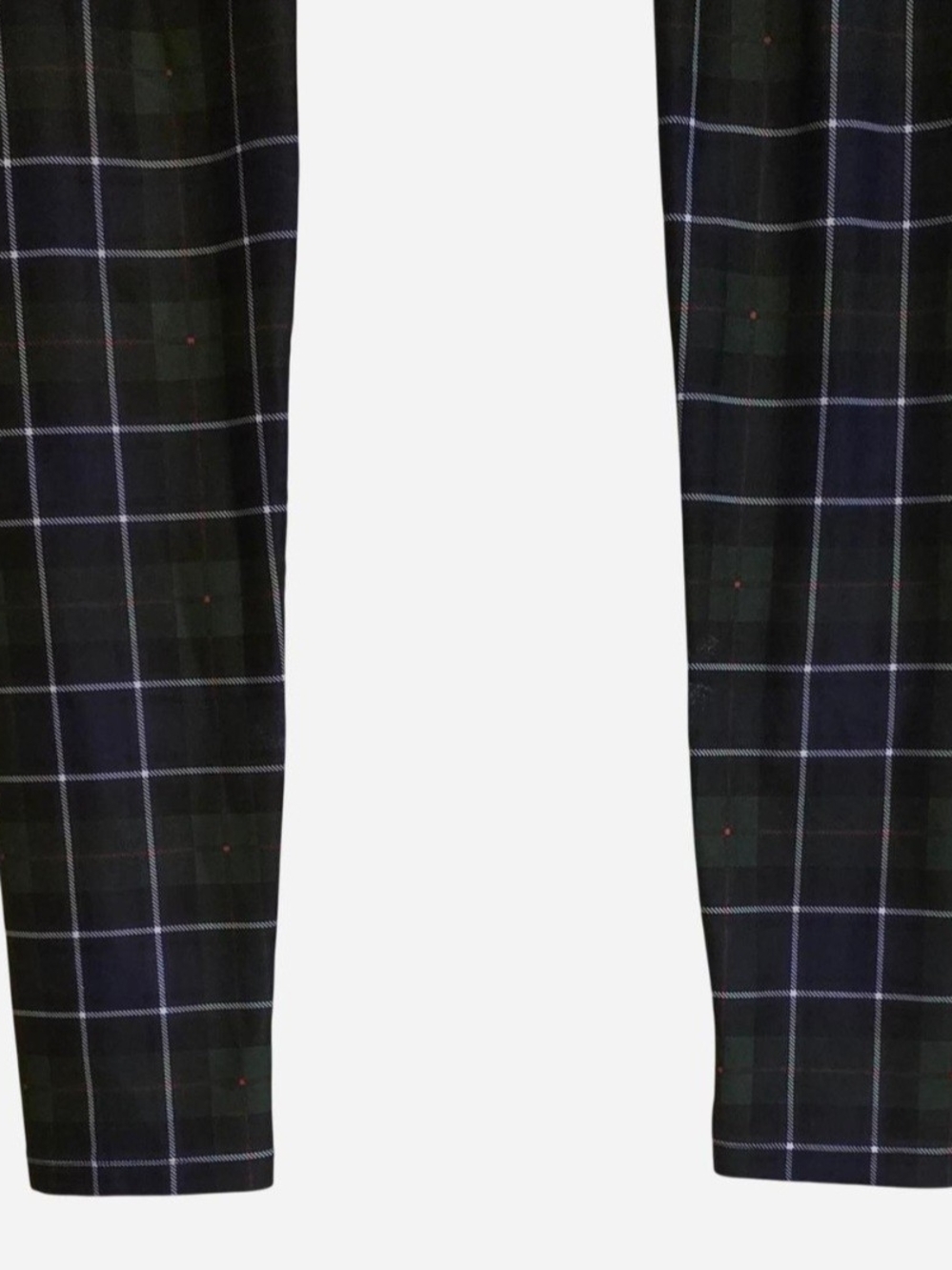 Poprageous Blue & Green Great Scott Leggings Size XL, Punk, Plaid, Tartan - Picture 8 of 8